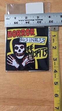 The Misfits Horror Business Crimson Ghost Woven Patch Punk Rock Merch New